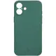 Bizon Case Silicone Magnetic Apple iPhone 16 Plus dark green