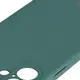Bizon Case Silicone Magnetic Apple iPhone 16 Plus dark green