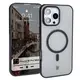 Bizon Case MatteO Apple iPhone 16 Pro Max transparent with black frame