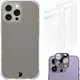 Bizon Case Clear Pack case + 2x tempered glass + lens glass Apple iPhone 16 Pro Max