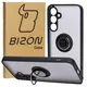 Bizon Case Hybrid Ring Samsung Galaxy A35 5G smoky with a black frame