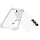 Bizon Case Clear Pack case + 2x screen glass Samsung Galaxy A55 5G clear