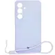 Bizon Case Silicone Magnetic Sq Samsung Galaxy S24 FE light purple