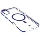 Bizon Case Marco Apple iPhone 16 clear with blue frame