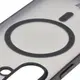 Bizon Case MatteO Apple iPhone 16 transparent with black frame