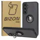 Bizon Case Hybrid Ring Samsung Galaxy S24 FE smoky with a black frame