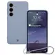 Bizon Case Silicone Magnetic Sq Samsung Galaxy S24 FE grey