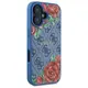 Guess GUHMP16SP4ROPEMCB Apple iPhone 16 hardcase 4G Flowers Print MagSafe blue