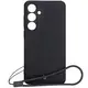 Bizon Case Silicone Magnetic Sq Samsung Galaxy S24 FE black