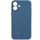Bizon Case Silicone Magnetic Apple iPhone 16 navy blue