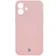 Bizon Case Silicone Magnetic Apple iPhone 16 light pink