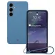 Bizon Case Silicone Magnetic Sq Samsung Galaxy S24 FE navy blue