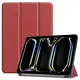 Bizon Case Tab Croc Apple iPad Pro 11" 5 gen. 2024 burgundowe