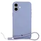 Bizon Case Silicone Magnetic Apple iPhone 16 grey