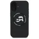 Karl Lagerfeld Liquid Silicone K&CH Heads MagSafe Case for iPhone 16 Black