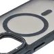 Bizon Case Eclipse Apple iPhone 16 smoky with a black frame