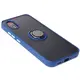 Bizon Case Hybrid Ring Samsung Galaxy Xcover7 smoky with a navy blue frame