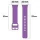 Bizon Strap Watch Silicone Samsung Galaxy Fit 3 purple