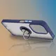 Bizon Case Hybrid Ring Xiaomi Redmi 13 4G smoky with a navy blue frame