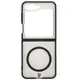 Bizon Case MatteO Samsung Galaxy Z Flip6 transparent with black frame