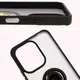 Bizon Case Hybrid Ring Xiaomi Redmi 13 4G smoky with a black frame