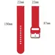 Bizon Strap Watch Silicone Pro Xiaomi Watch 2 red