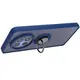Bizon Case Hybrid Ring Realme 12 / 12x smoky with a navy blue frame