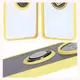 Bizon Case Hybrid Ring Realme 12 / 12x smoky with a yellow frame