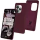 Bizon Soft Case Realme GT 6 / 6T / Neo 6 / Neo 6 SE dark purple