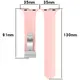 Bizon Strap Watch Silicone Apple Watch 44/45/46/49 mm pink