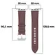 Bizon Strap Watch Casual Apple Watch 44/45/46/49mm dark brown