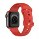 Bizon Strap Watch Silicone Apple Watch 44/45/46/49 mm red