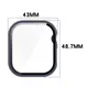 Bizon Case+Glass Watch Apple Watch 10 46mm dark blue
