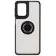Bizon Case Hybrid Ring Motorola Moto G55 5G smoky with a black frame