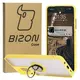 Bizon Case Hybrid Ring Motorola Moto G35 5G smoky with a yellow frame