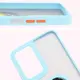 Bizon Case Hybrid Ring Motorola Moto G35 5G smoky with a light blue frame