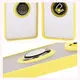 Bizon Case Hybrid Ring Xiaomi Redmi 14C 4G / POCO C75 smoky with a yellow frame