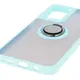 Bizon Case Hybrid Ring Motorola Moto G35 5G smoky with a light blue frame