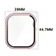 Bizon Case+Glass Watch Apple Watch 10 42mm light pink