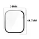 Bizon Case+Glass Watch Apple Watch 10 42mm white