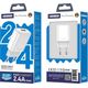 Ładowarka Jellico JELLICO ŁADOWARKA SIECIOWA EU01 2.4A USB BIAŁY standard