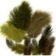 Vrige Fjer marabou mix 18stk petroleum nuancer 14002865 8716659090010