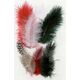 Vrige Fjer marabou mix 18stk petroleum nuancer 14002865 8716659090010