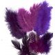 Vrige Fjer marabou mix 18stk petroleum nuancer 14002865 8716659090010