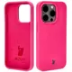 Bizon Soft Case Apple iPhone 15 Pro fuchsia