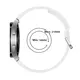 Bizon Strap Watch Silicone Samsung Galaxy Watch 20 mm white