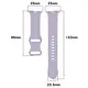 Bizon Strap Watch Silicone Apple Watch 44/45/49 mm light purple