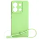 Bizon Case Silicone Sq Xiaomi Poco X6 / Xiaomi Redmi Note 13 Pro 5G light green