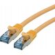 Roline ROLINE - Patch- Καλώδιο - RJ- 45 (M) έως RJ- 45 (M) - 15 m - SFTP, PiMF - CAT 6a - κίτρινο (21.15.2828) 5272269 7611990155255