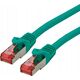 Roline ROLINE - Patch- Cable - RJ- 45 (M) έως RJ- 45 (M) - 1,5 m - SFTP, PiMF - CAT 6 - χωρίς αλογόνο, διαμορφωμένο, στριμωγμένο - πράσινο (21.15.2634) 5272551 7611990135233
